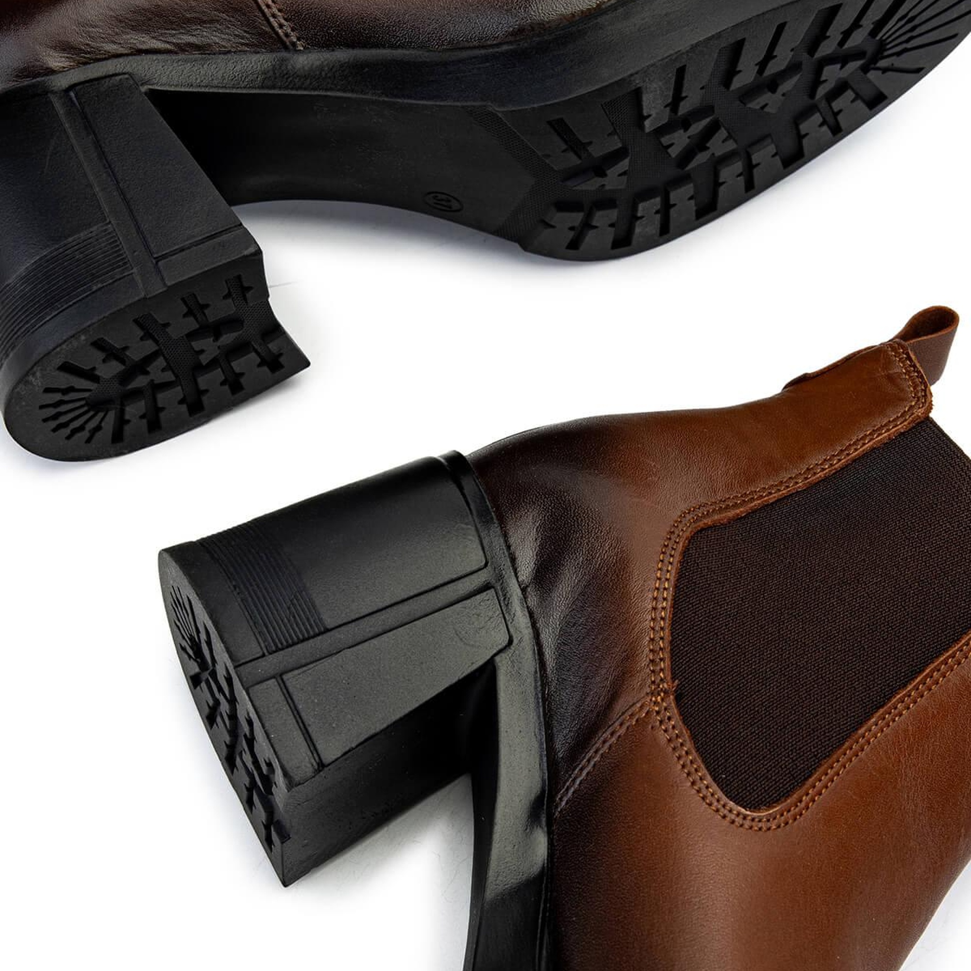 Tamer Tanca Kadın Hakiki Deri Taba Deri Casual Bot