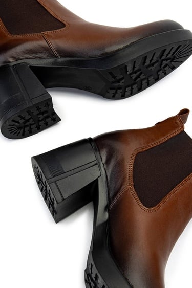  Tamer Tanca Kadın Hakiki Deri Taba Deri Casual Bot