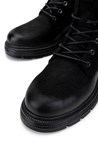  Tamer Tanca Kadın Hakiki Deri Siyah Nubuk Casual Bot