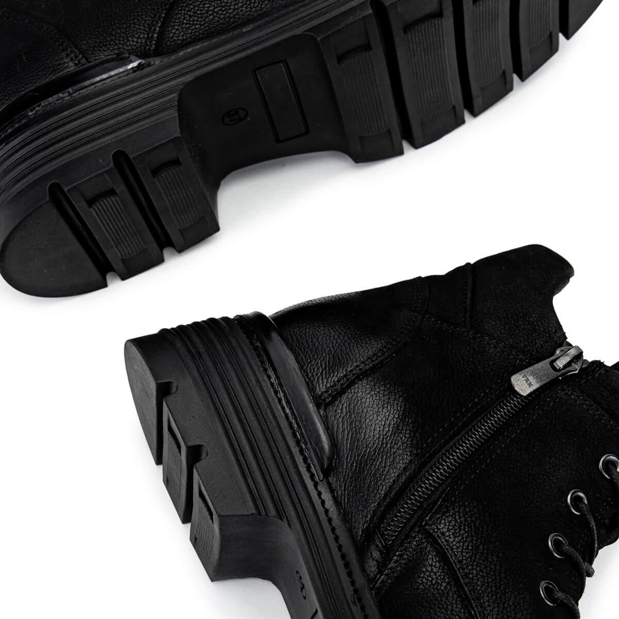 Tamer Tanca Kadın Hakiki Deri Siyah Nubuk Casual Bot