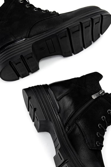  Tamer Tanca Kadın Hakiki Deri Siyah Nubuk Casual Bot