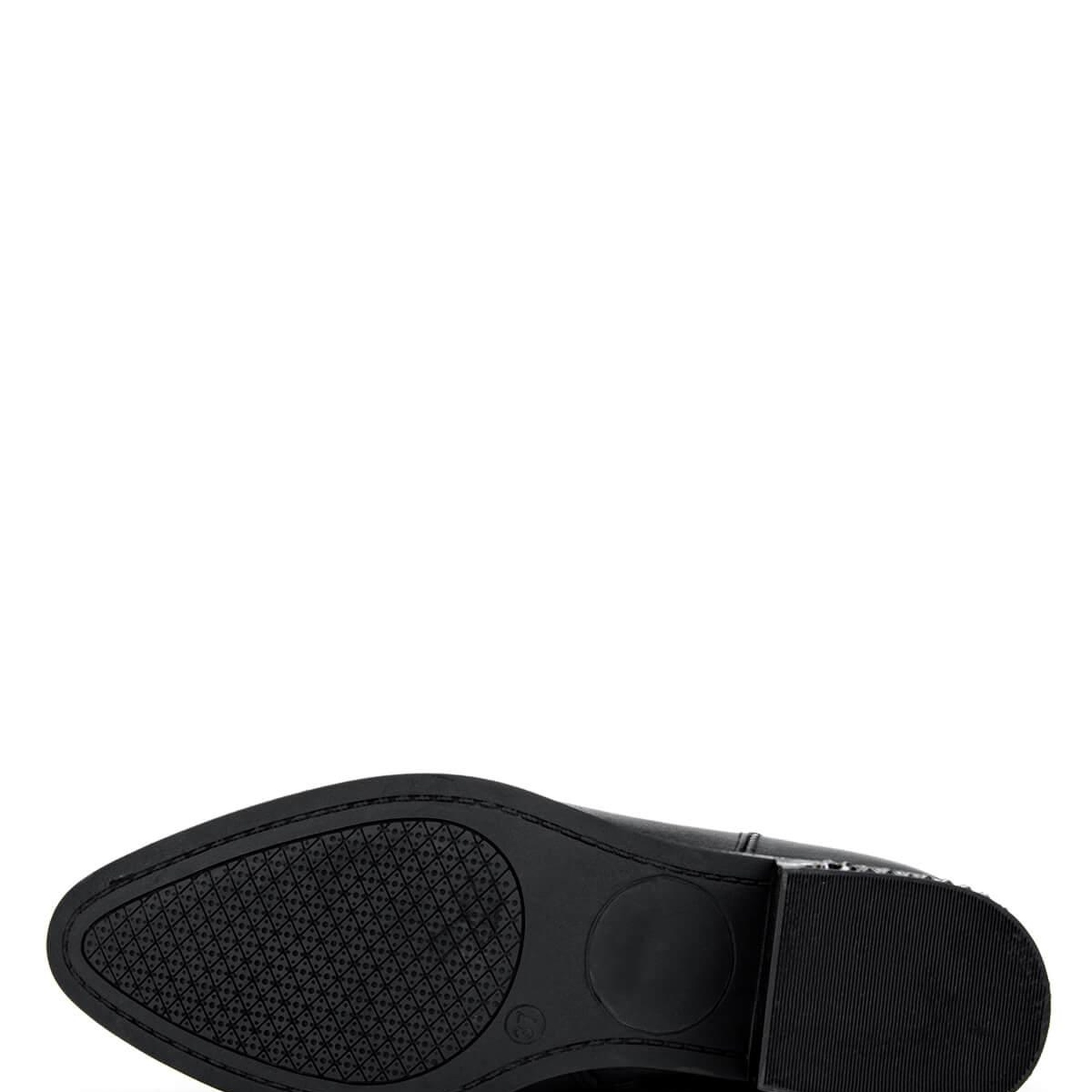 Tamer Tanca Kadın Hakiki Deri Siyah Analin Casual Bot