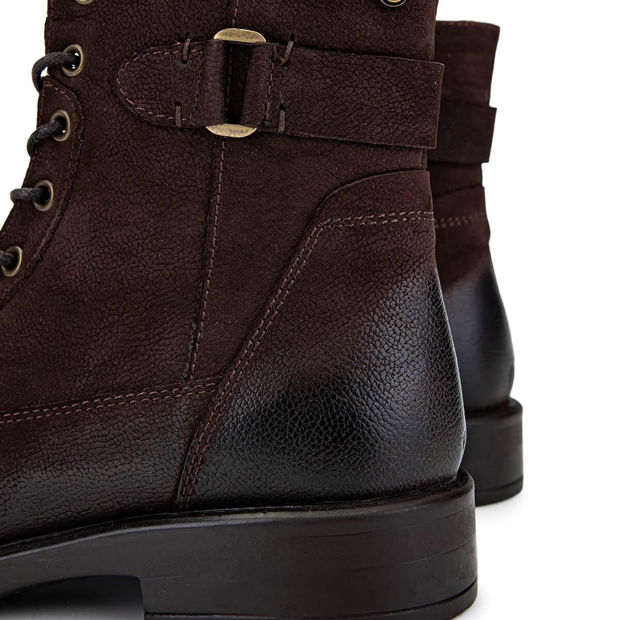 Tamer Tanca Kadın Hakiki Deri Kahverengi Nubuk Casual Bot