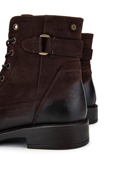  Tamer Tanca Kadın Hakiki Deri Kahverengi Nubuk Casual Bot