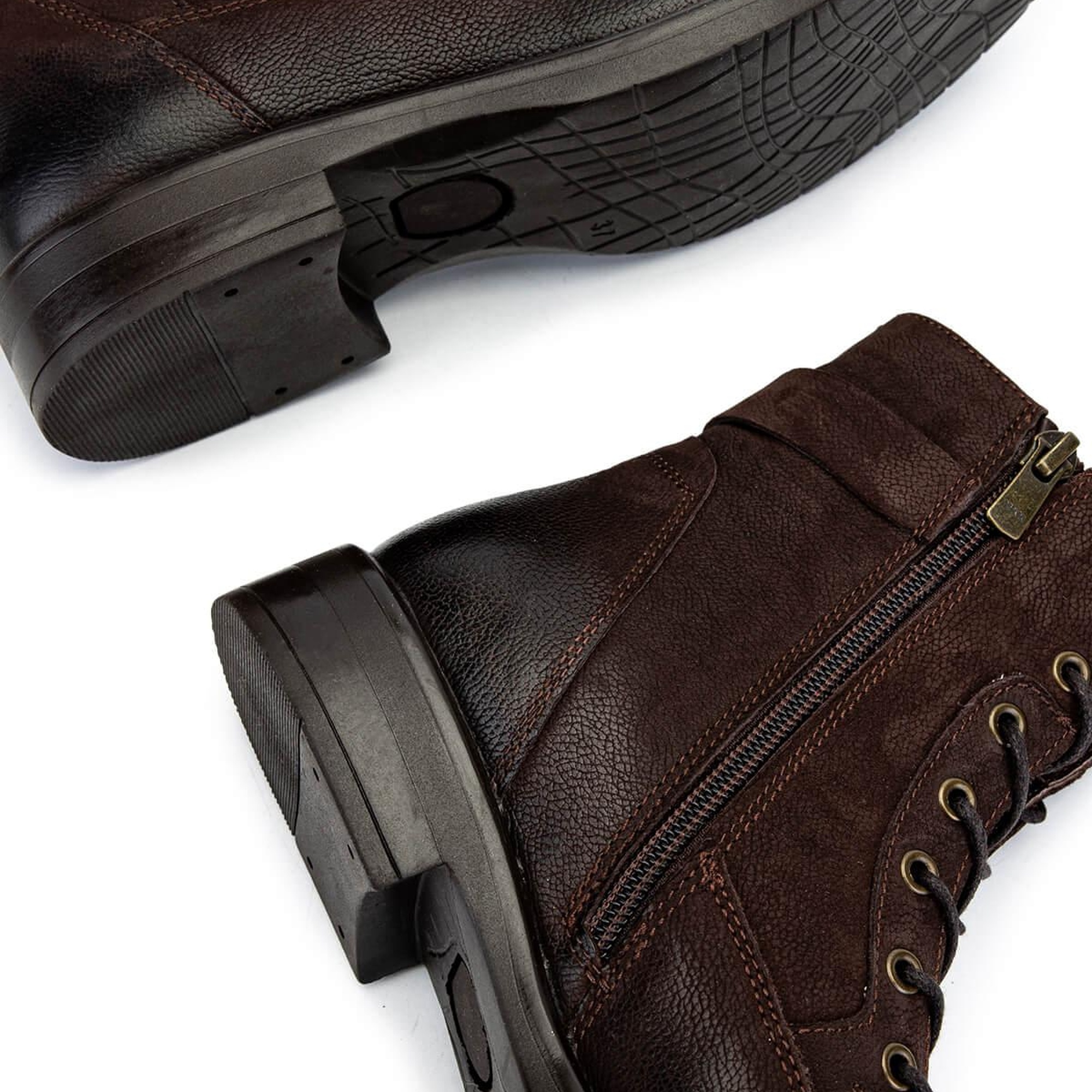 Tamer Tanca Kadın Hakiki Deri Kahverengi Nubuk Casual Bot