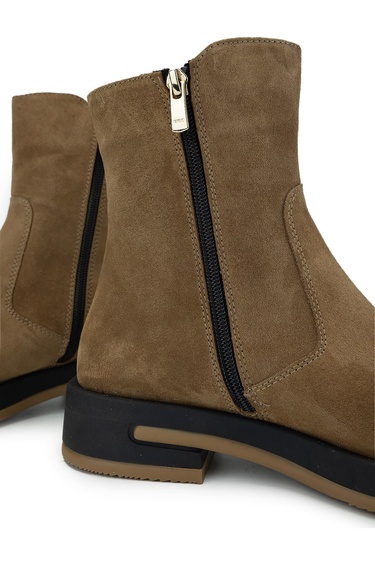  Tamer Tanca Kadın Hakiki Deri Tütün Süet Casual Bot