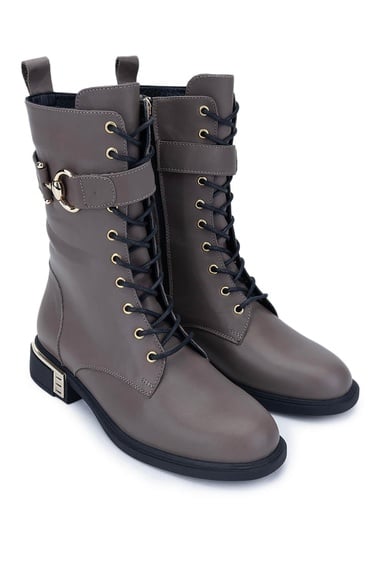  Tamer Tanca Kadın Hakiki Deri Vizon Casual Bot