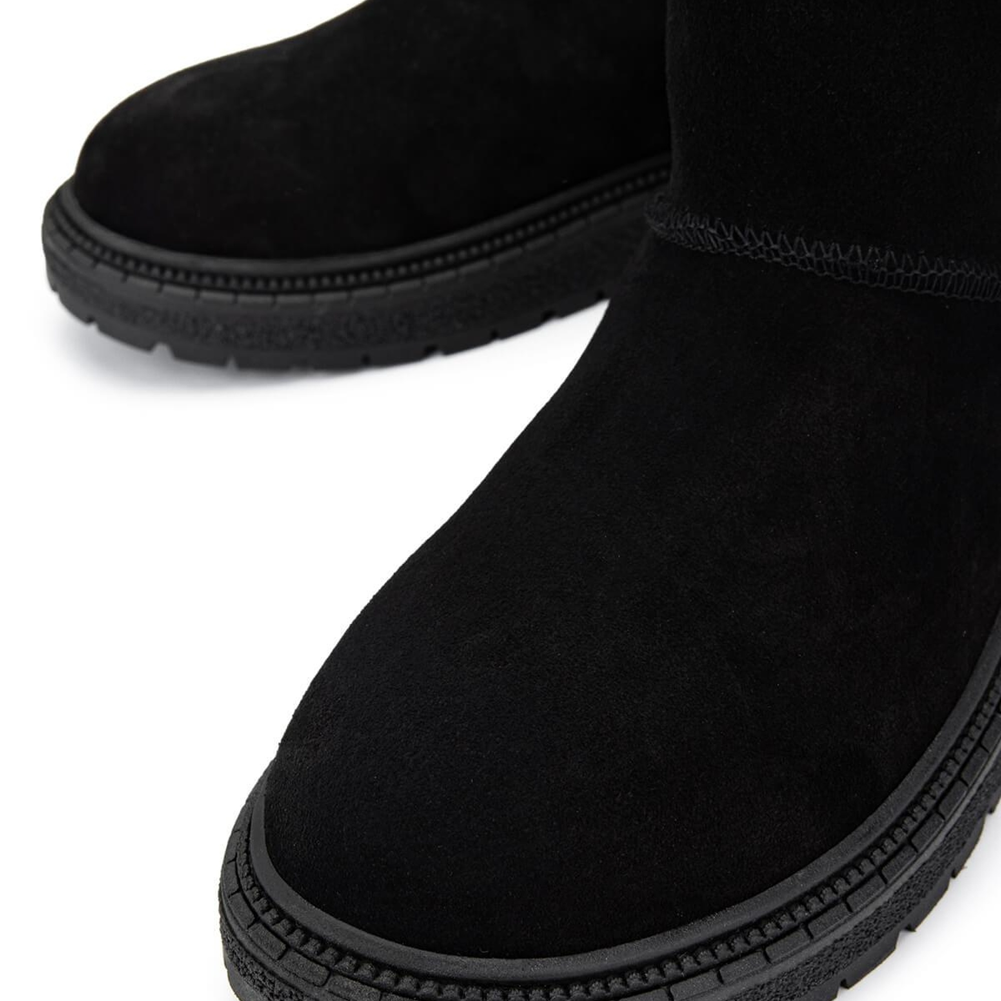 Tamer Tanca Kadın Hakiki Deri Siyah Süet Casual Bot