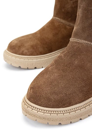  Tamer Tanca Kadın Hakiki Deri Tütün Süet Casual Bot