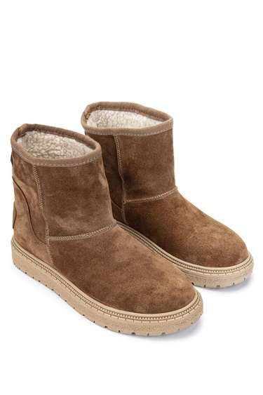  Tamer Tanca Kadın Hakiki Deri Tütün Süet Casual Bot