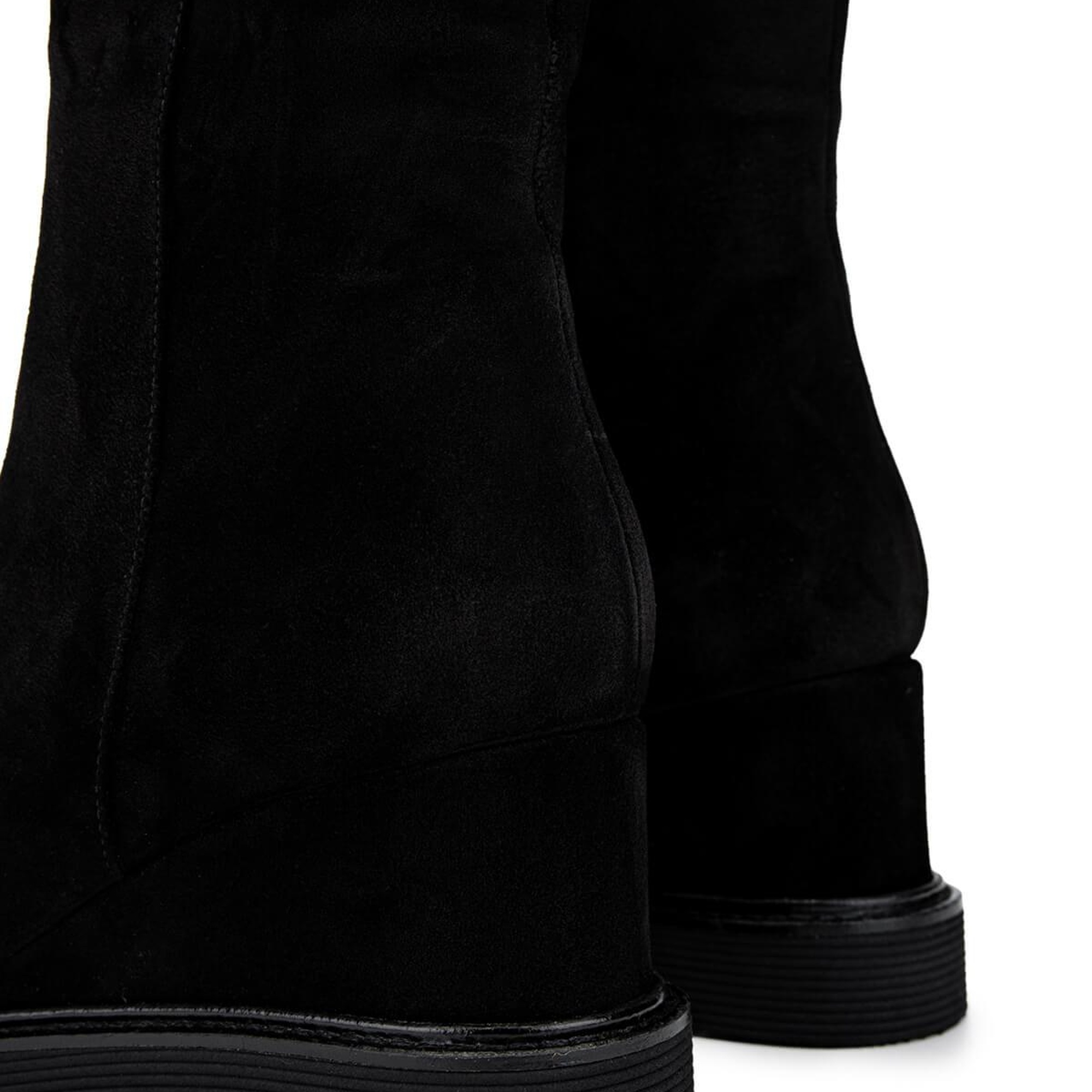 Tamer Tanca Kadın Hakiki Deri Siyah Süet Casual Bot