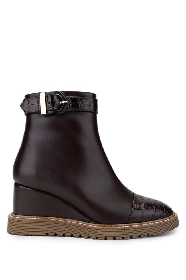  Tamer Tanca Kadın Hakiki Deri Kahverengi Casual Bot