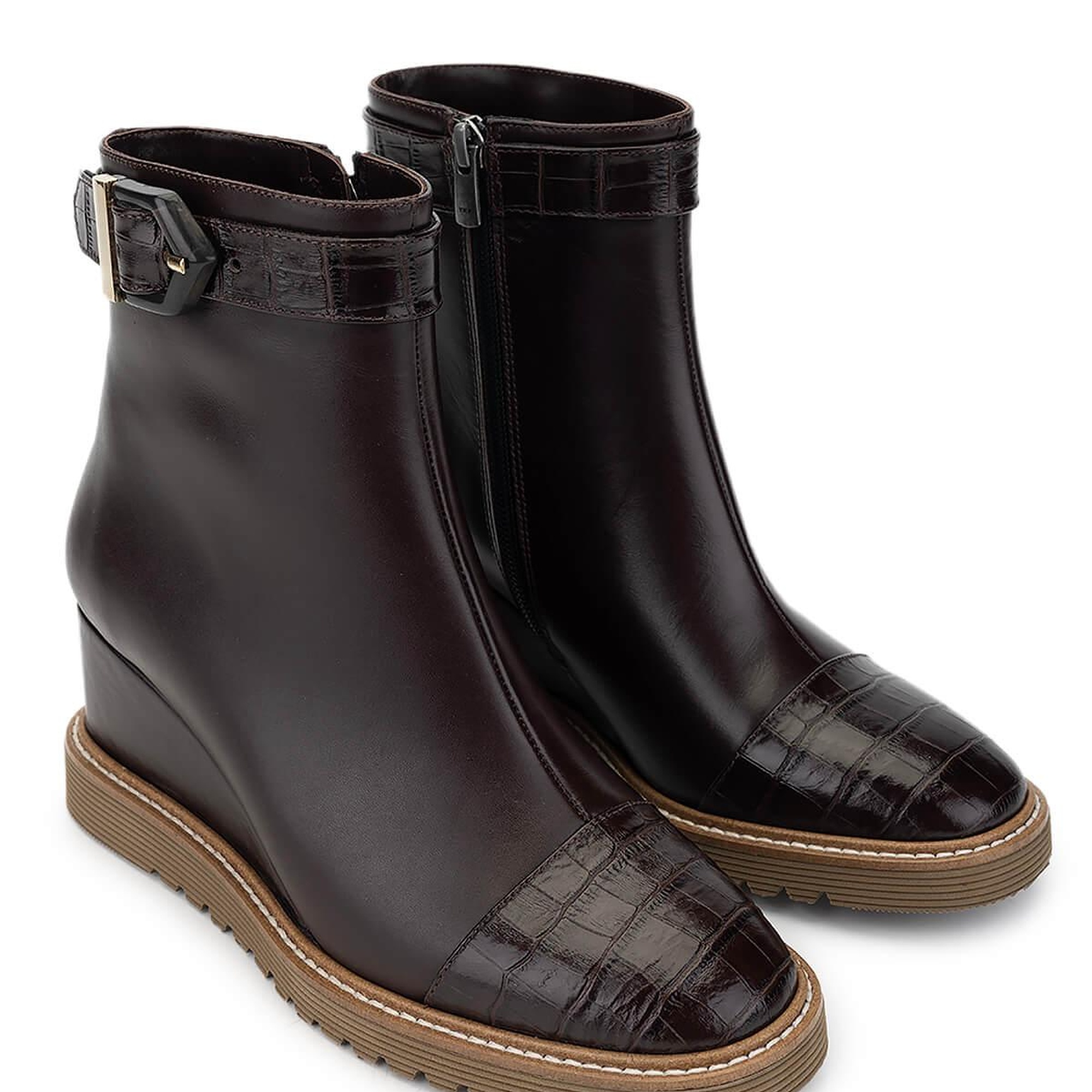 Tamer Tanca Kadın Hakiki Deri Kahverengi Casual Bot