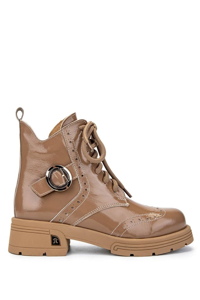  Tamer Tanca Kadın Hakiki Deri Vizon Casual Bot