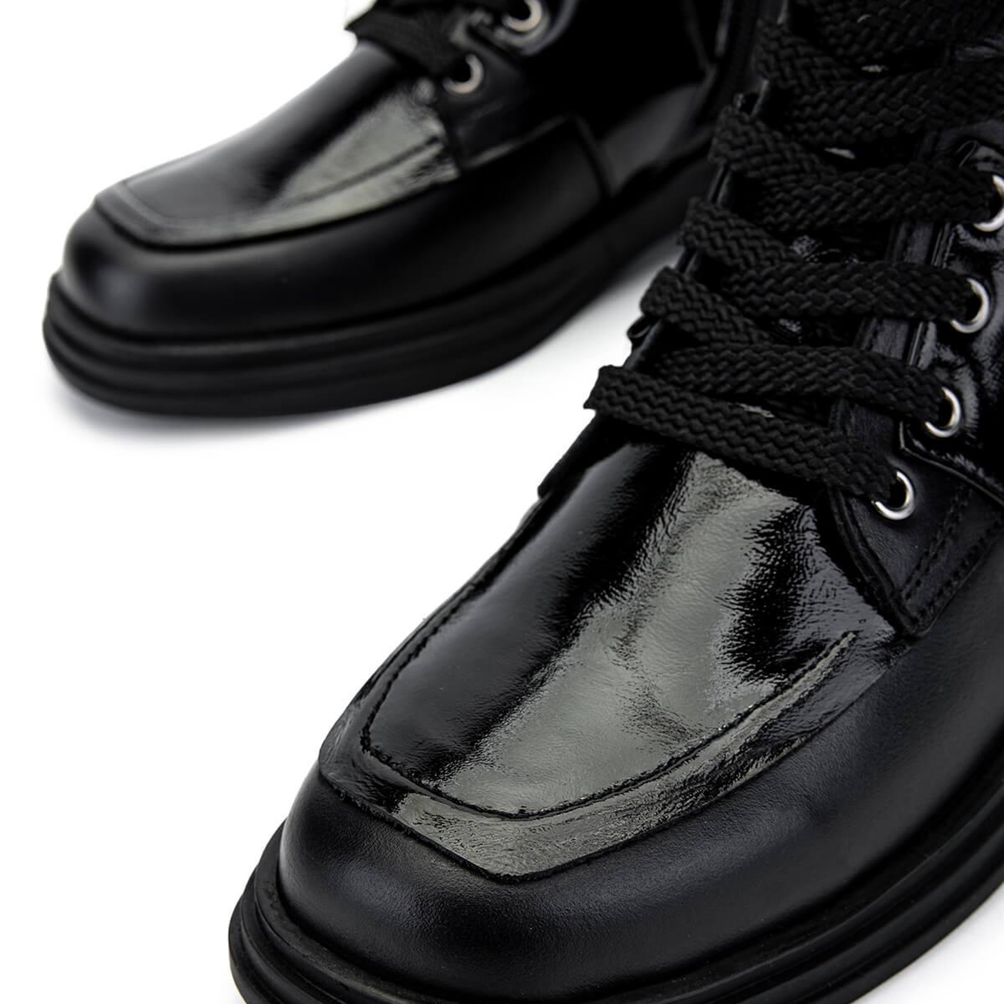 Tamer Tanca Kadın Hakiki Deri Siyah Casual Bot