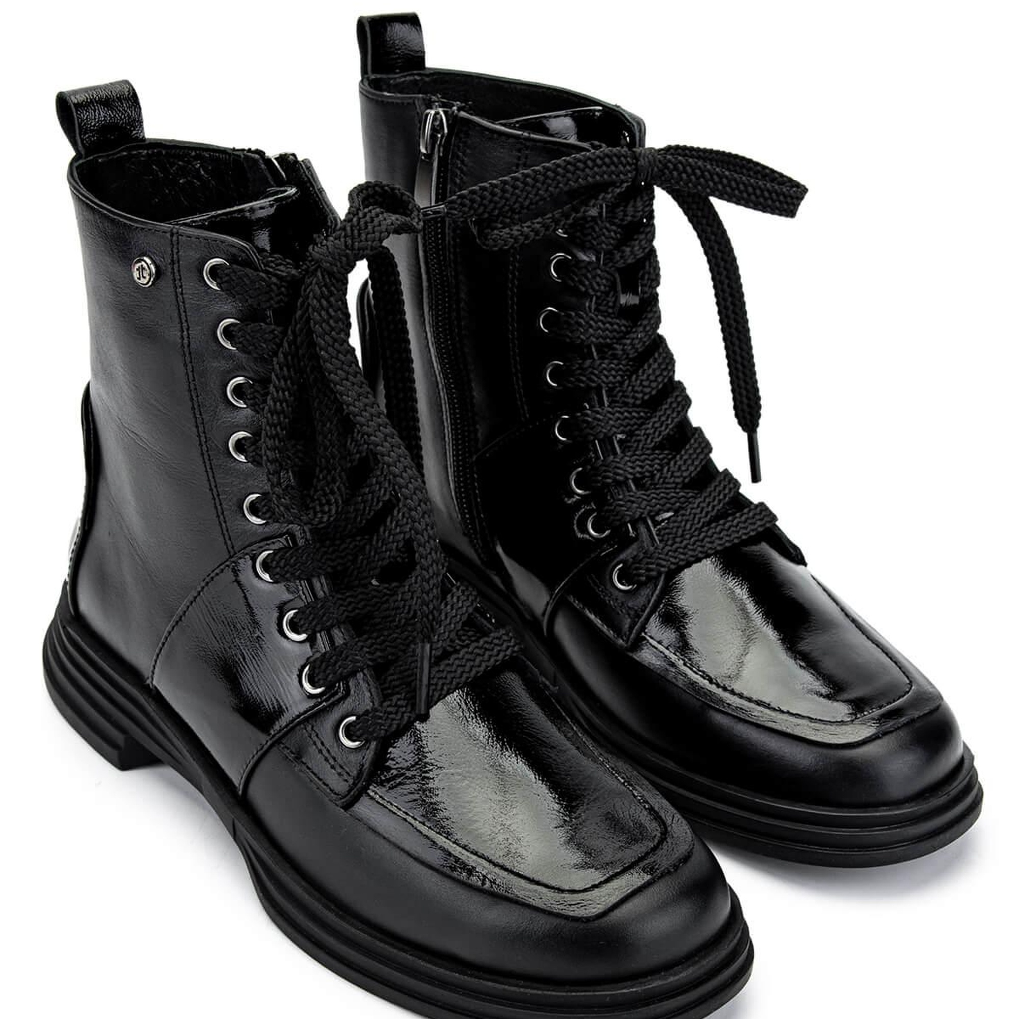 Tamer Tanca Kadın Hakiki Deri Siyah Casual Bot