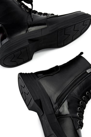  Tamer Tanca Kadın Hakiki Deri Siyah Casual Bot