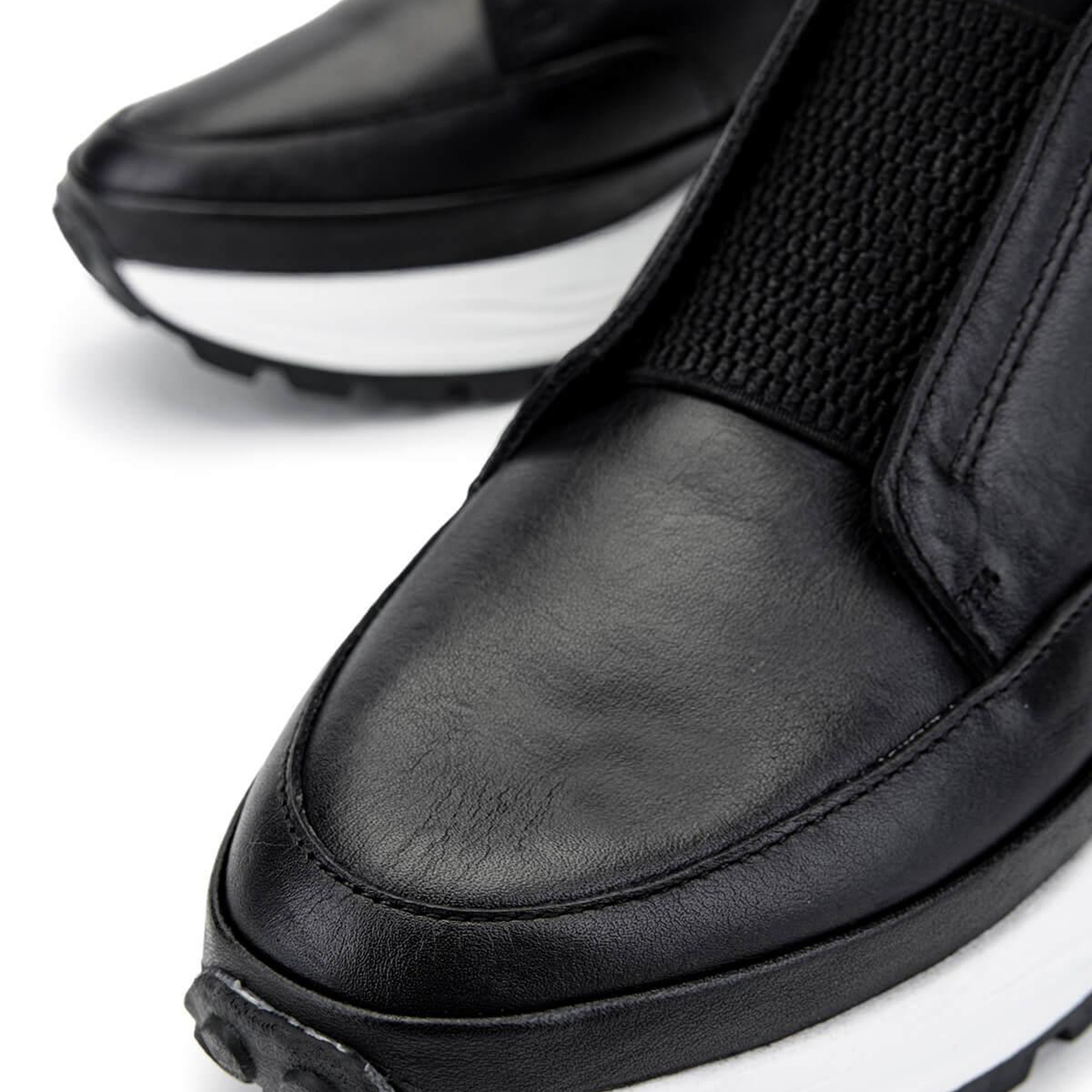 Tamer Tanca Kadın Hakiki Deri Siyah Deri Casual Bot