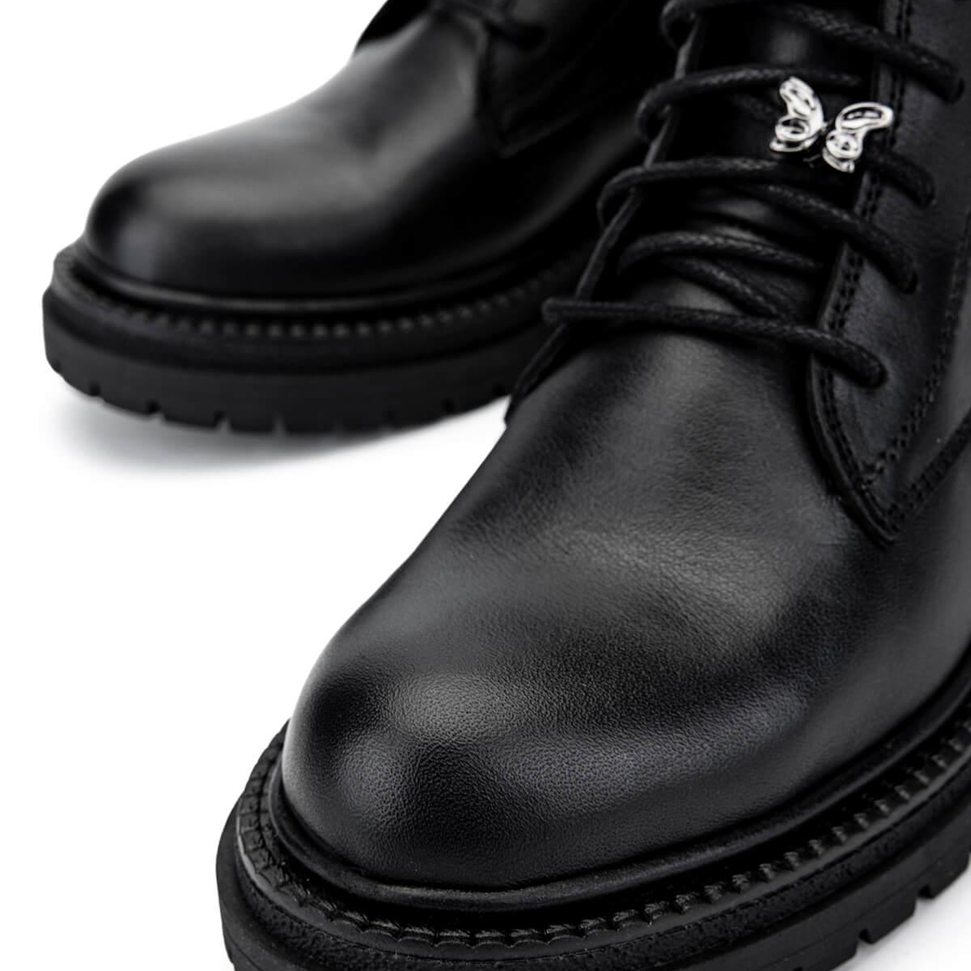 Tamer Tanca Kadın Hakiki Deri Siyah Deri Casual Bot