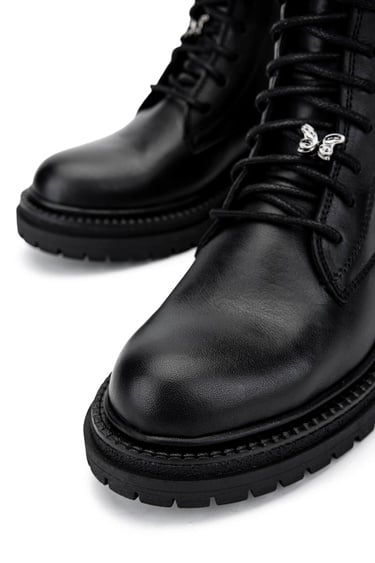  Tamer Tanca Kadın Hakiki Deri Siyah Deri Casual Bot