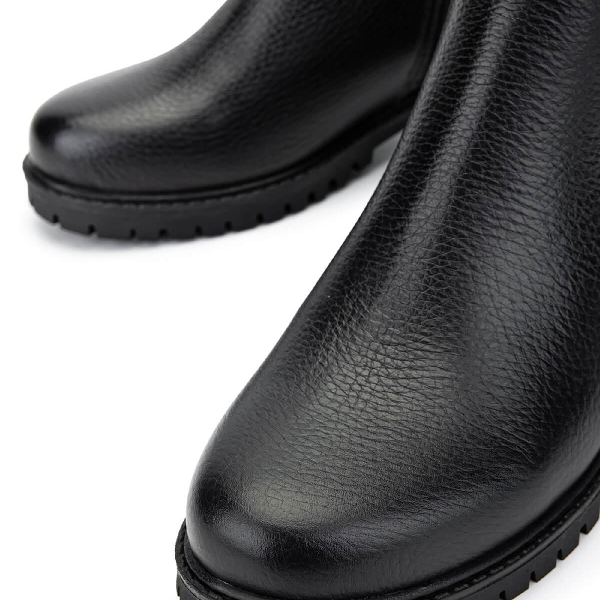 Tamer Tanca Kadın Hakiki Deri Siyah Floter Casual Bot