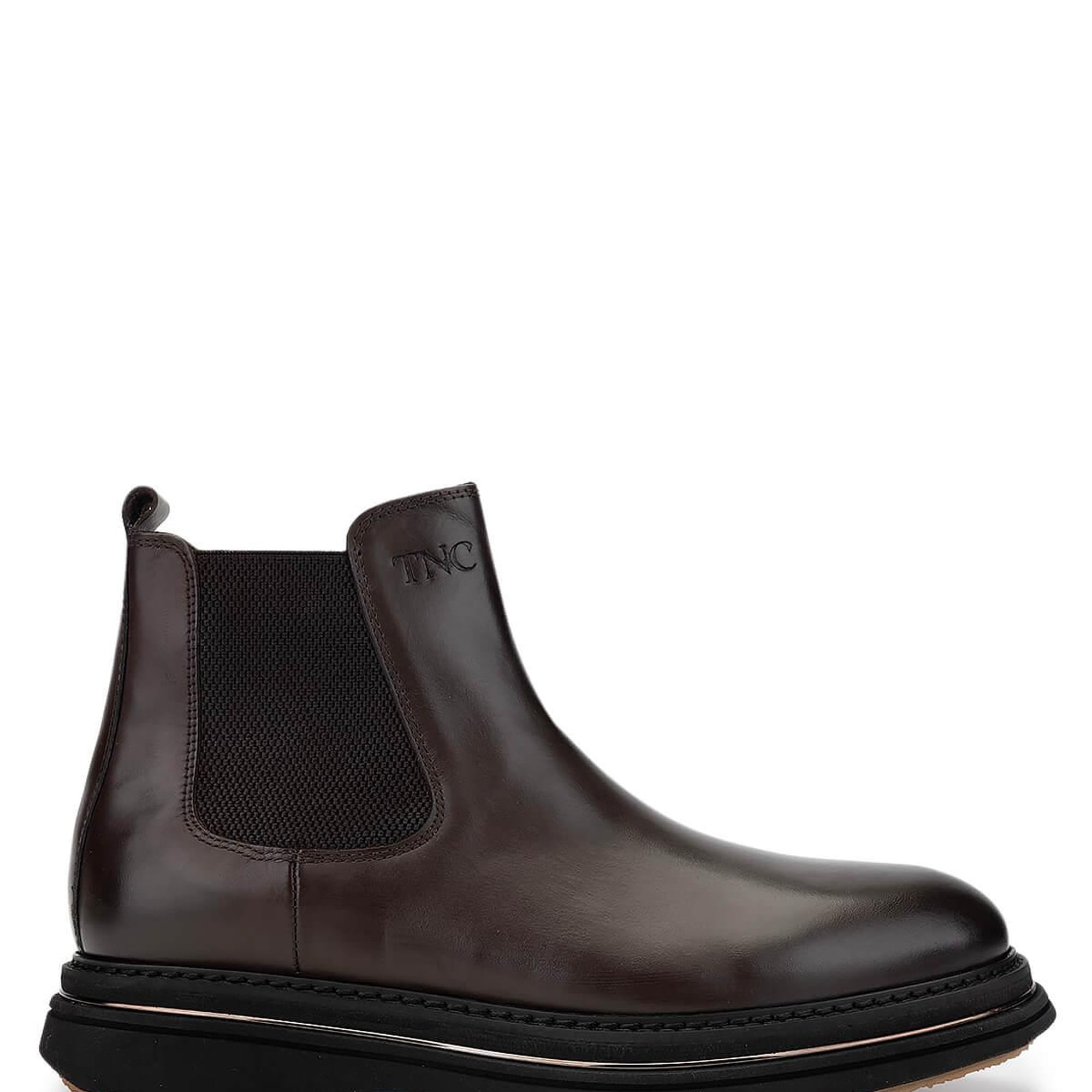 Tamer Tanca Erkek Hakiki Deri Kahverengi Casual Bot