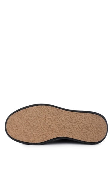  Tamer Tanca Erkek Hakiki Deri Siyah Analin Casual Bot