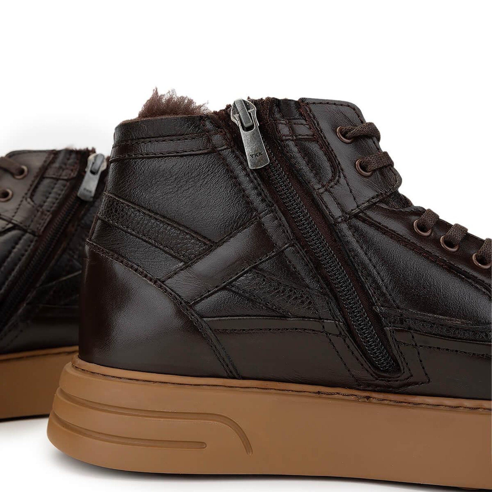 Tamer Tanca Erkek Hakiki Deri Kahverengi Casual Bot