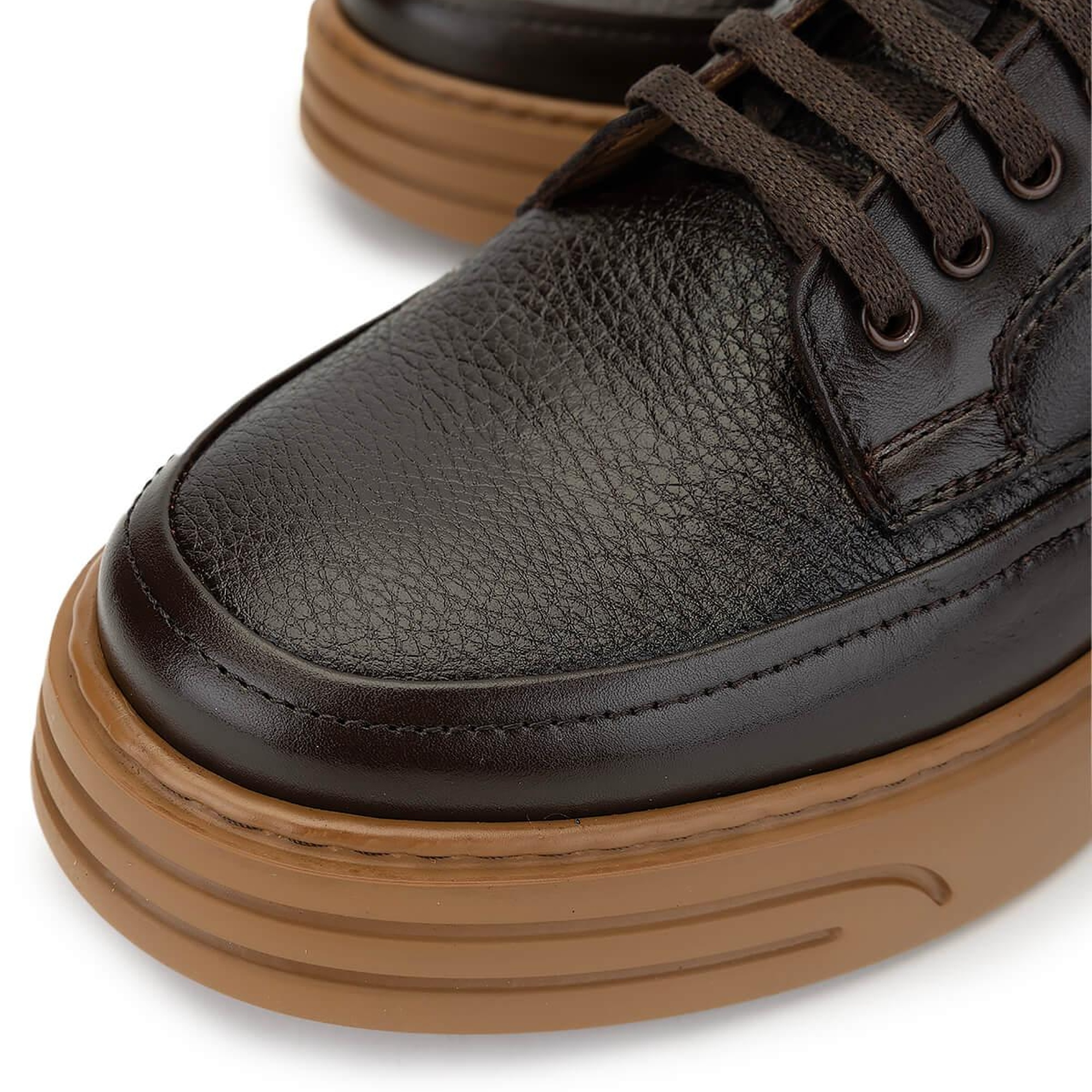 Tamer Tanca Erkek Hakiki Deri Kahverengi Casual Bot