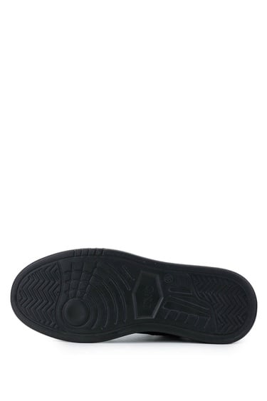  Tamer Tanca Erkek Hakiki Deri Siyah Deri Casual Bot