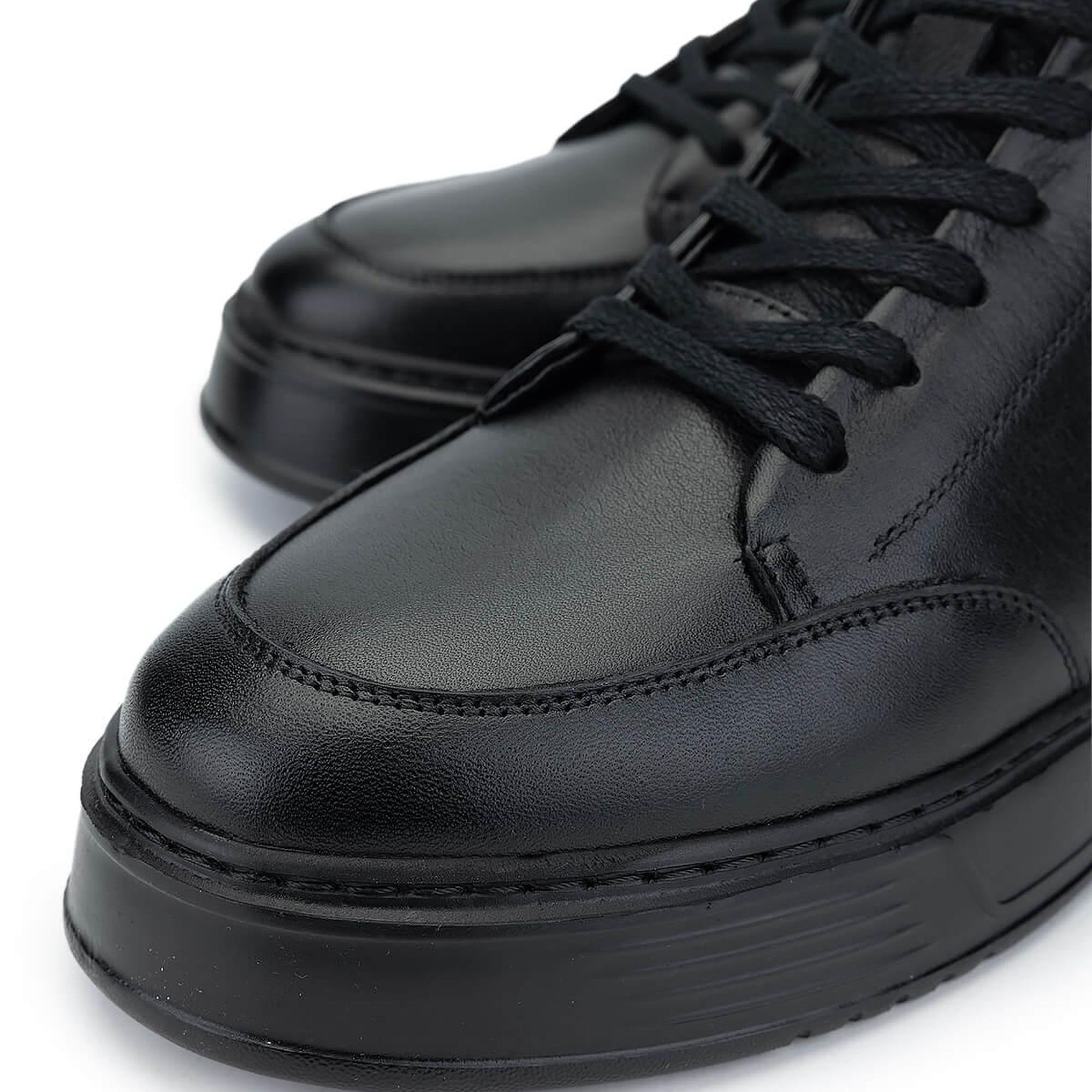 Tamer Tanca Erkek Hakiki Deri Siyah Deri Casual Bot