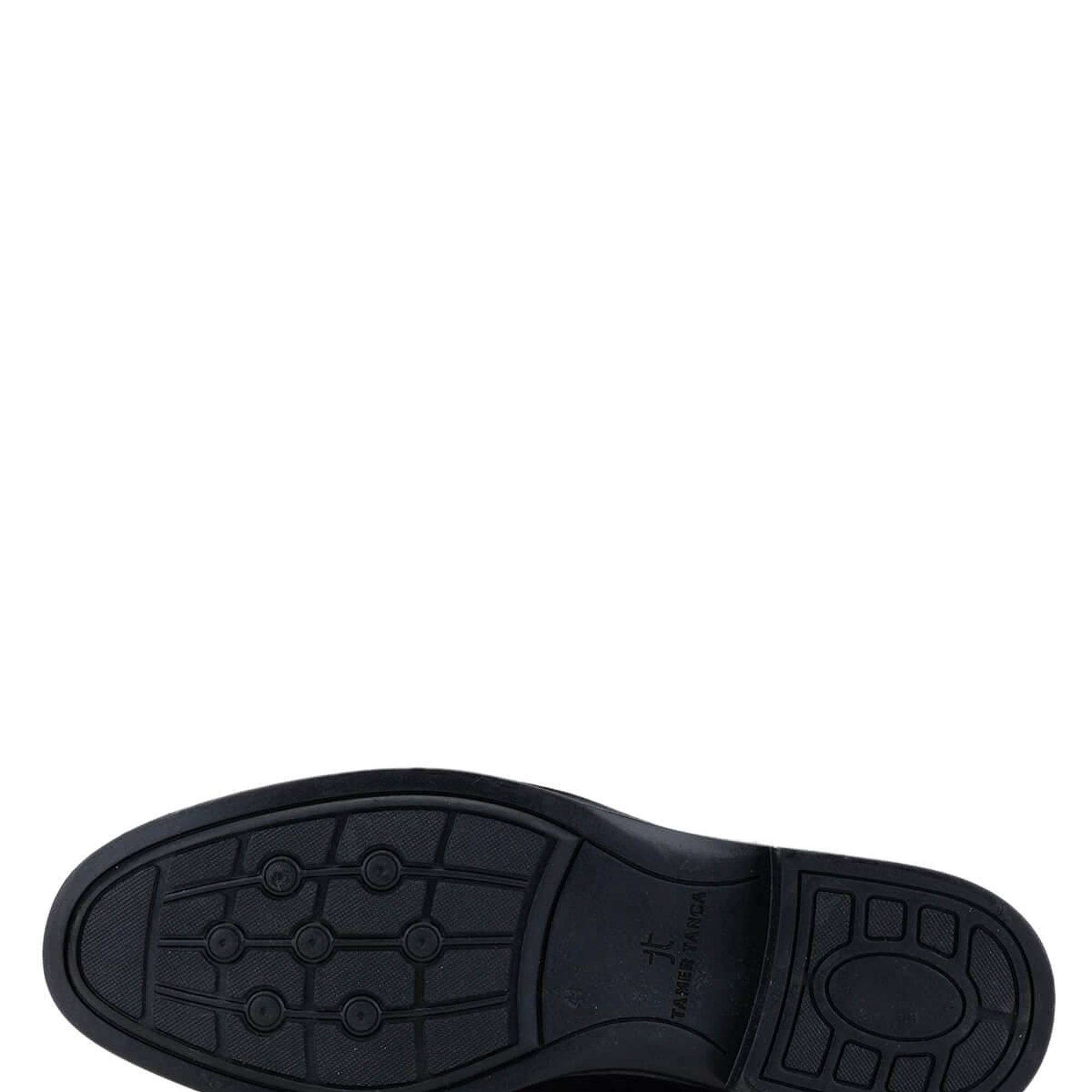 Tamer Tanca Erkek Hakiki Deri Siyah Floter Casual Bot