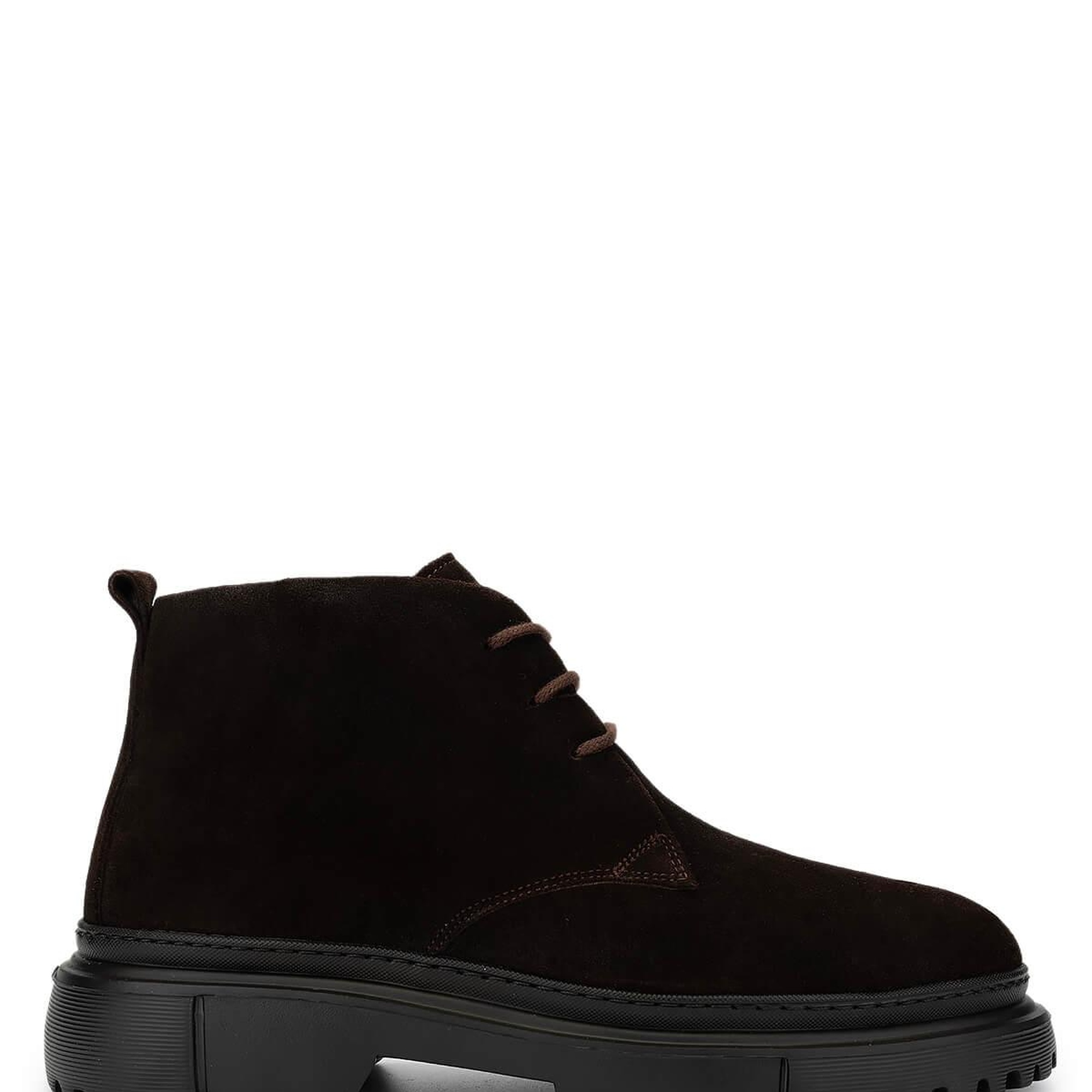 Tamer Tanca Erkek Hakiki Deri Kahverengi Süet Casual Bot