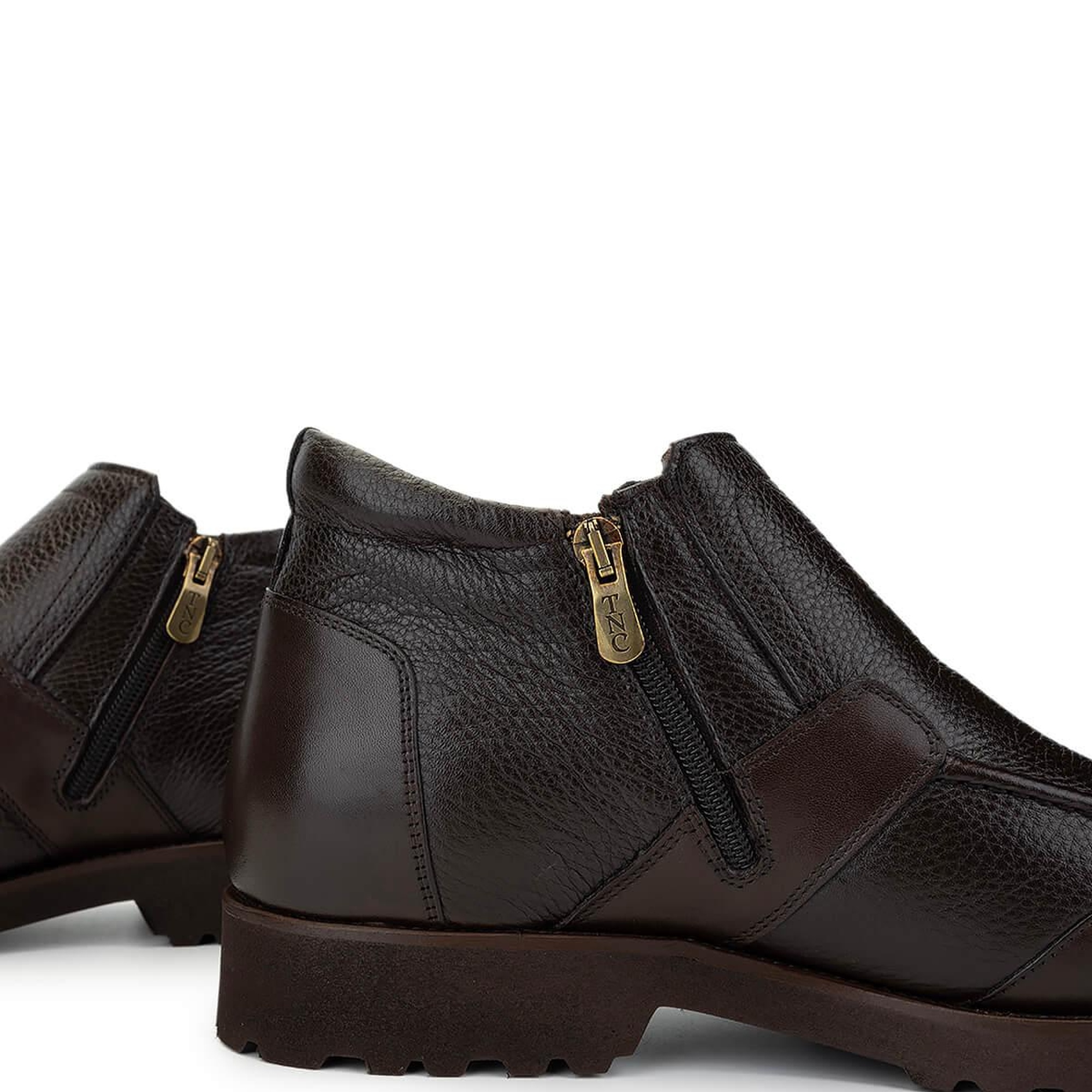 Tamer Tanca Erkek Hakiki Deri Kahverengi Casual Bot