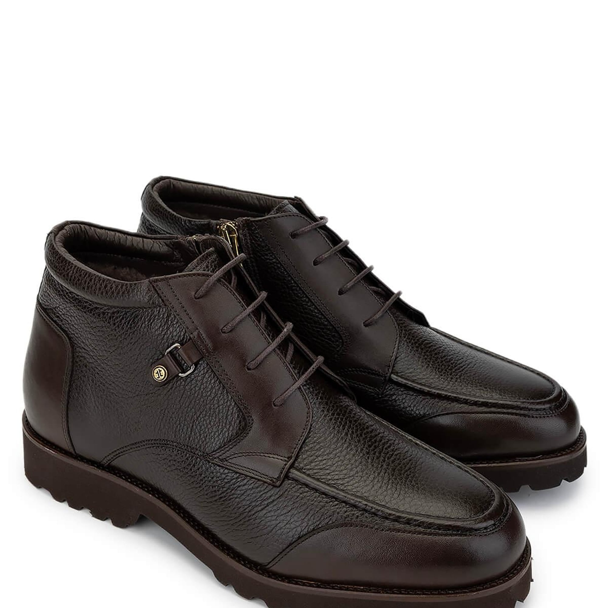 Tamer Tanca Erkek Hakiki Deri Kahverengi Casual Bot