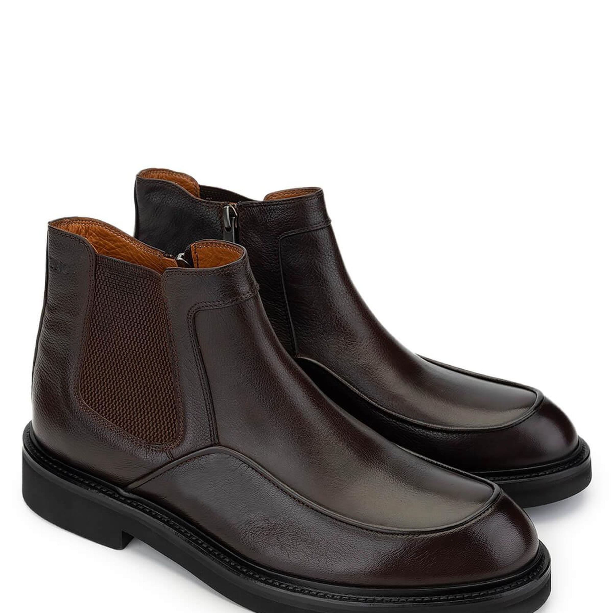 Tamer Tanca Erkek Hakiki Deri Kahverengi Casual Bot