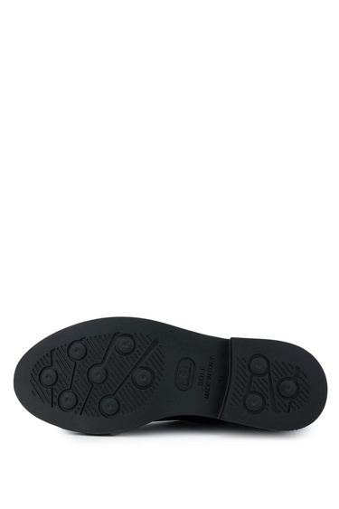  Tamer Tanca Erkek Hakiki Deri Siyah Deri Casual Bot