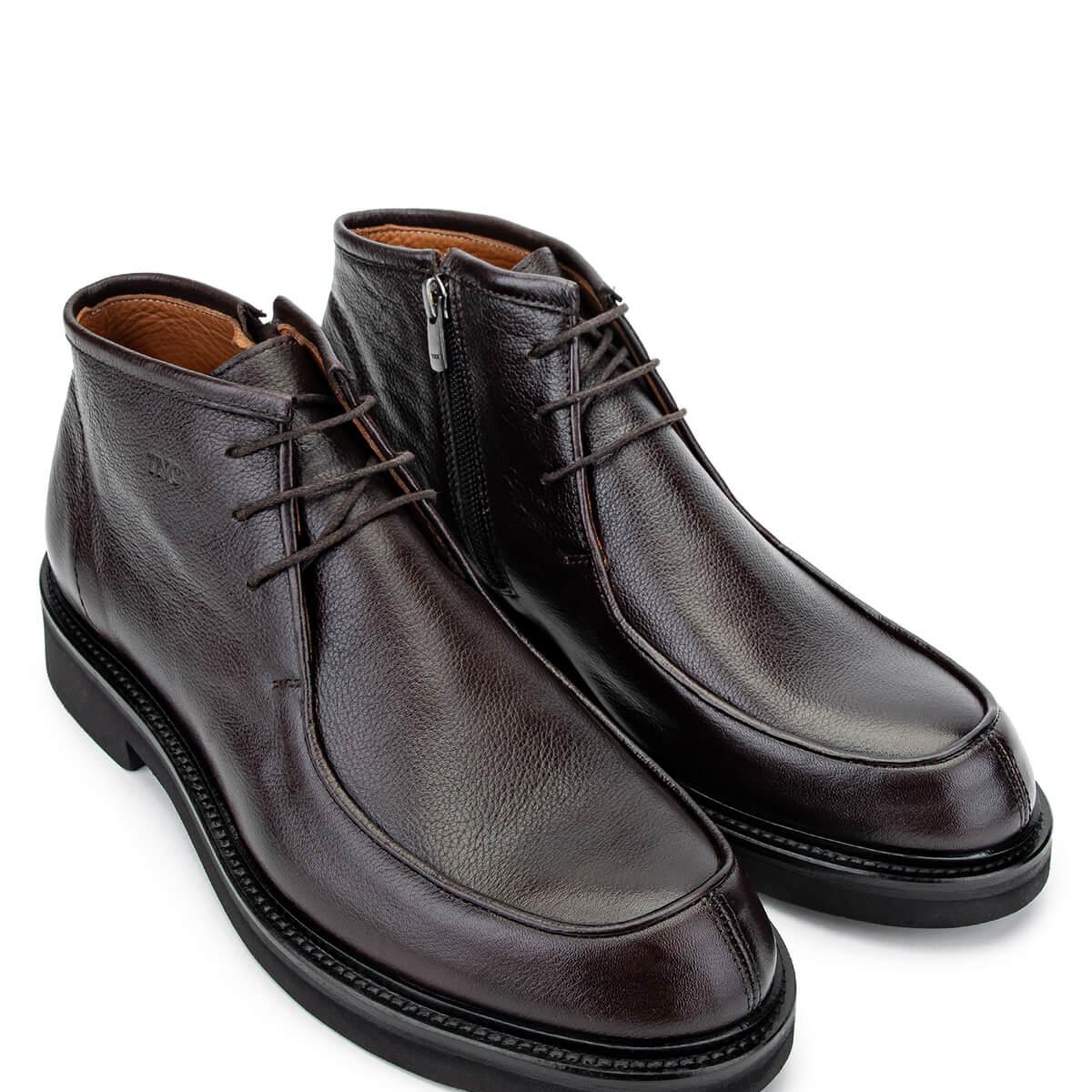 Tamer Tanca Erkek Hakiki Deri Kahverengi Casual Bot