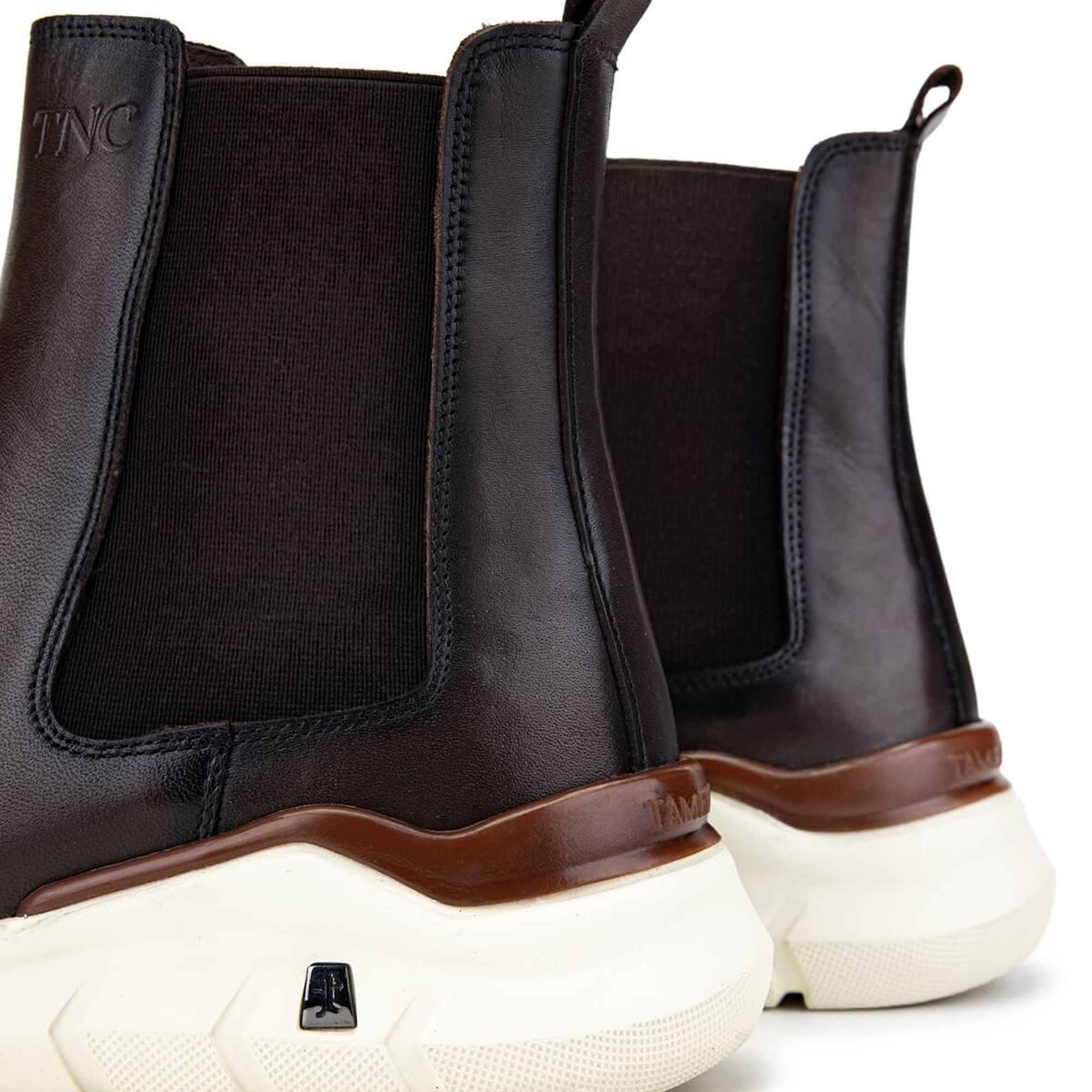 Tamer Tanca Erkek Hakiki Deri Kahverengi Casual Bot