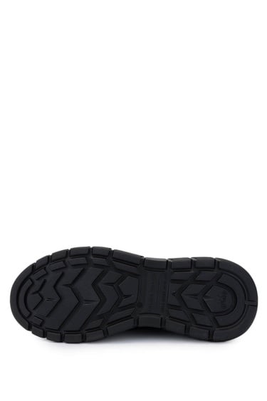  Tamer Tanca Erkek Hakiki Deri Siyah Deri Casual Bot