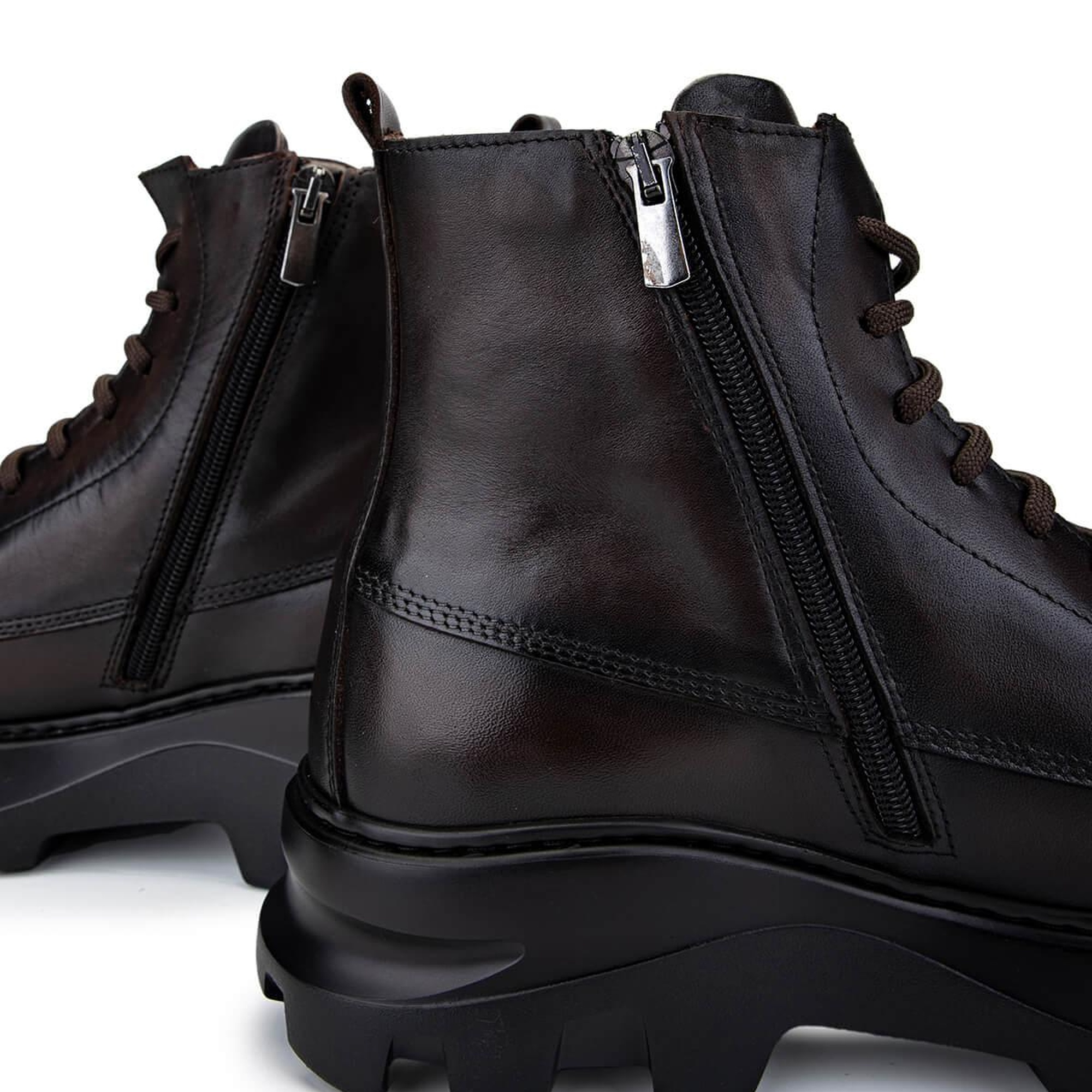 Tamer Tanca Erkek Hakiki Deri Kahverengi Casual Bot