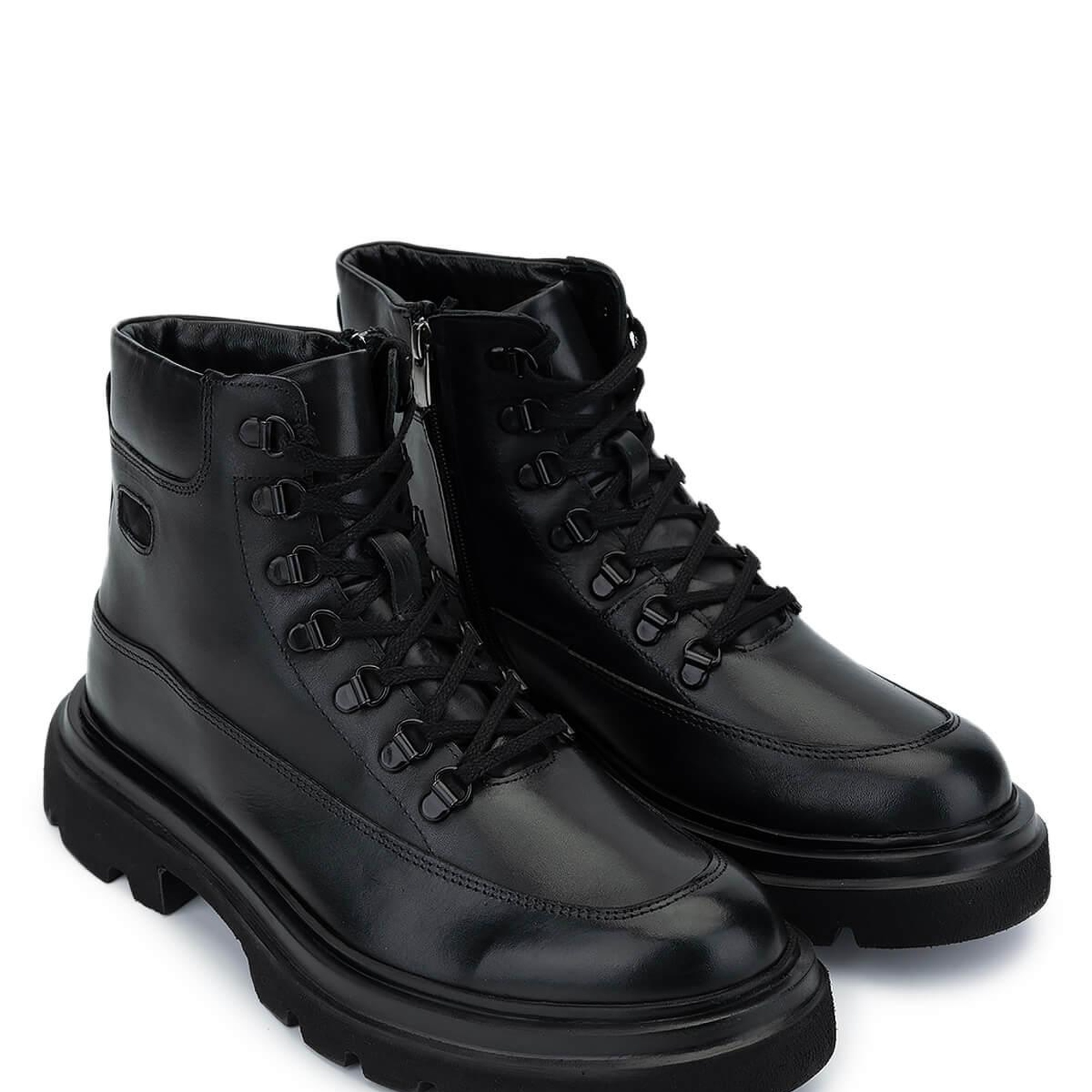 Tamer Tanca Erkek Hakiki Deri Siyah Casual Bot