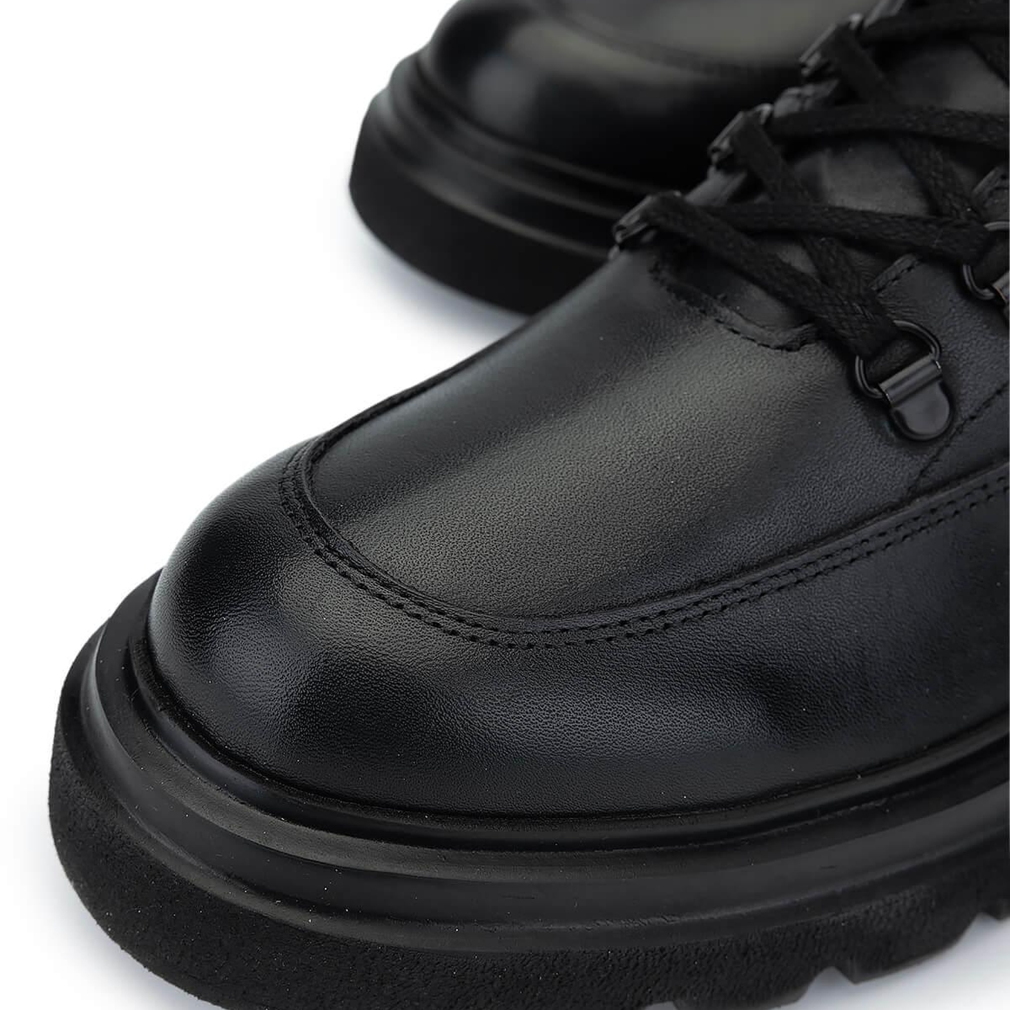 Tamer Tanca Erkek Hakiki Deri Siyah Casual Bot