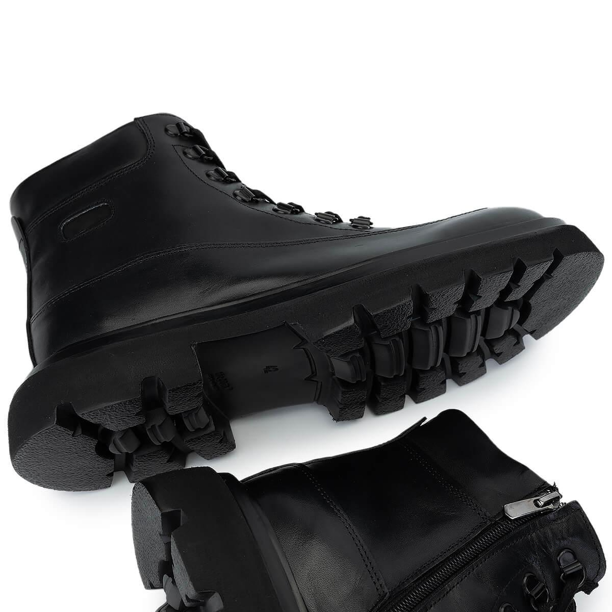 Tamer Tanca Erkek Hakiki Deri Siyah Casual Bot