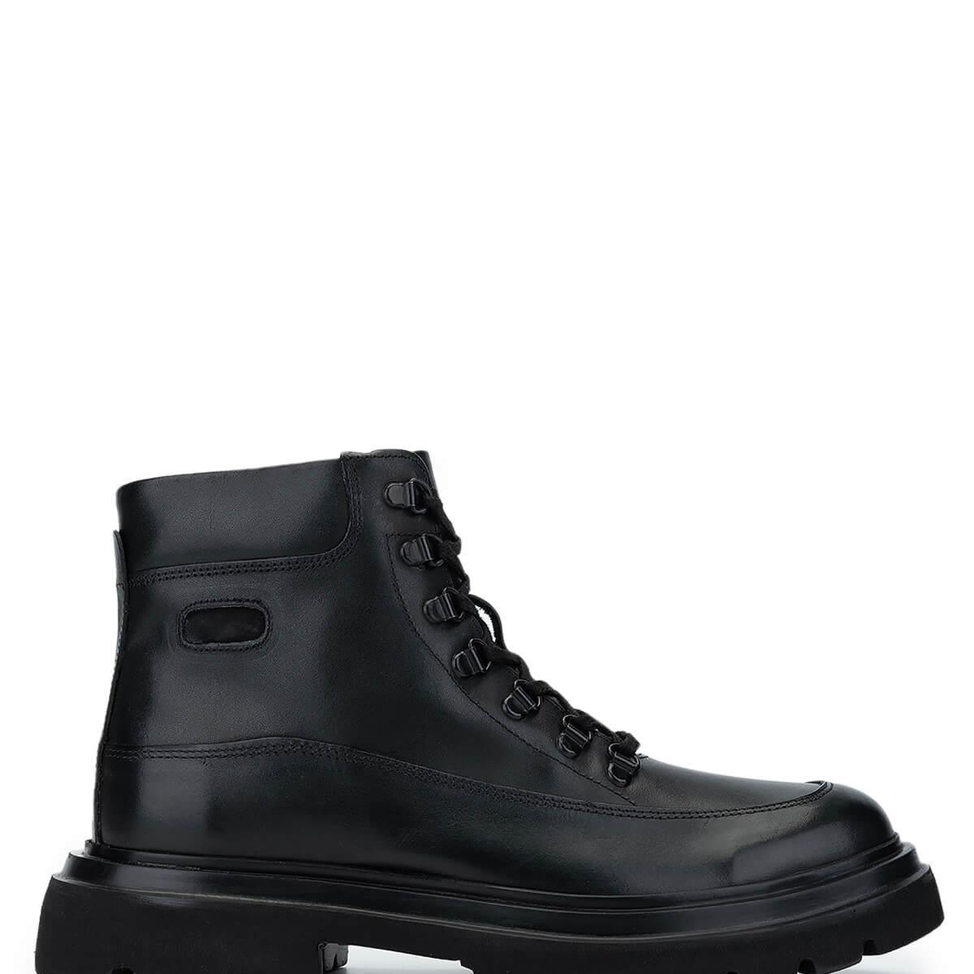 Tamer Tanca Erkek Hakiki Deri Siyah Casual Bot