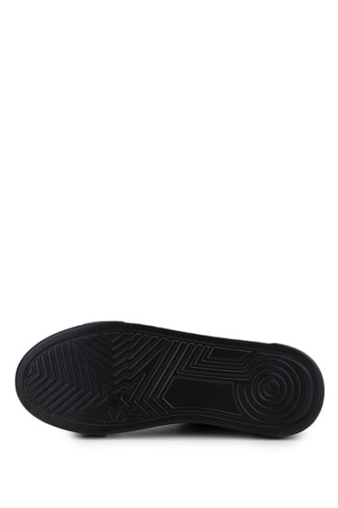  Tamer Tanca Kadın Hakiki Deri Siyah Floter Sneakers & Spor Ayakkabı