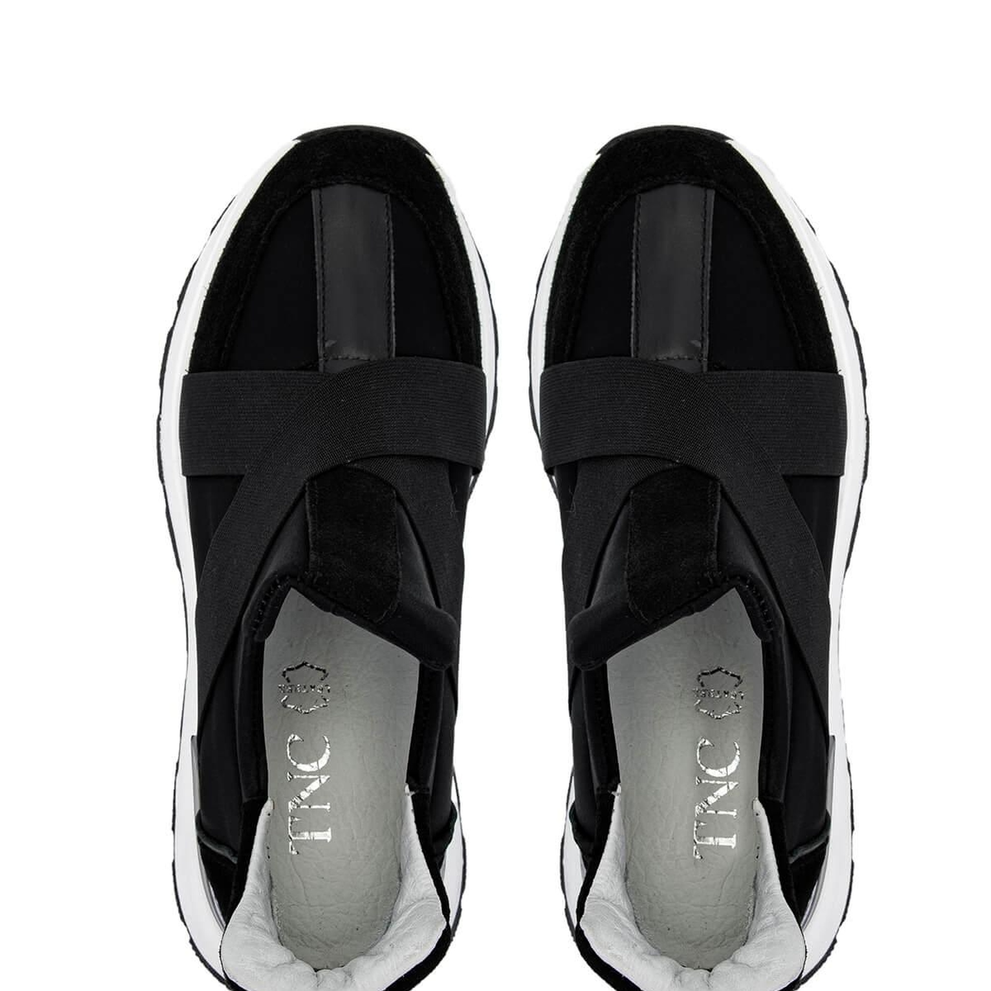 Tamer Tanca Kadın Deri/Tekstil Siyah Sneakers & Spor Ayakkabı