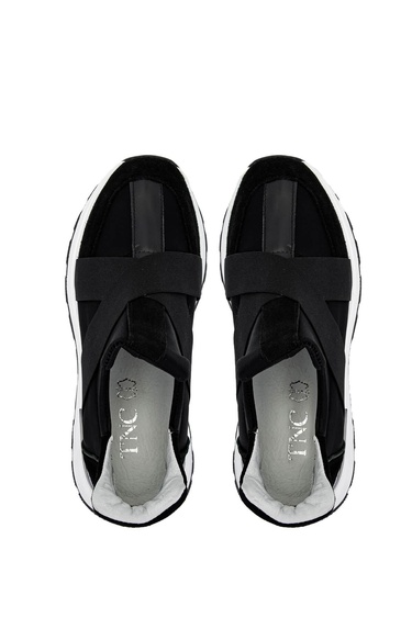  Tamer Tanca Kadın Deri/Tekstil Siyah Sneakers & Spor Ayakkabı
