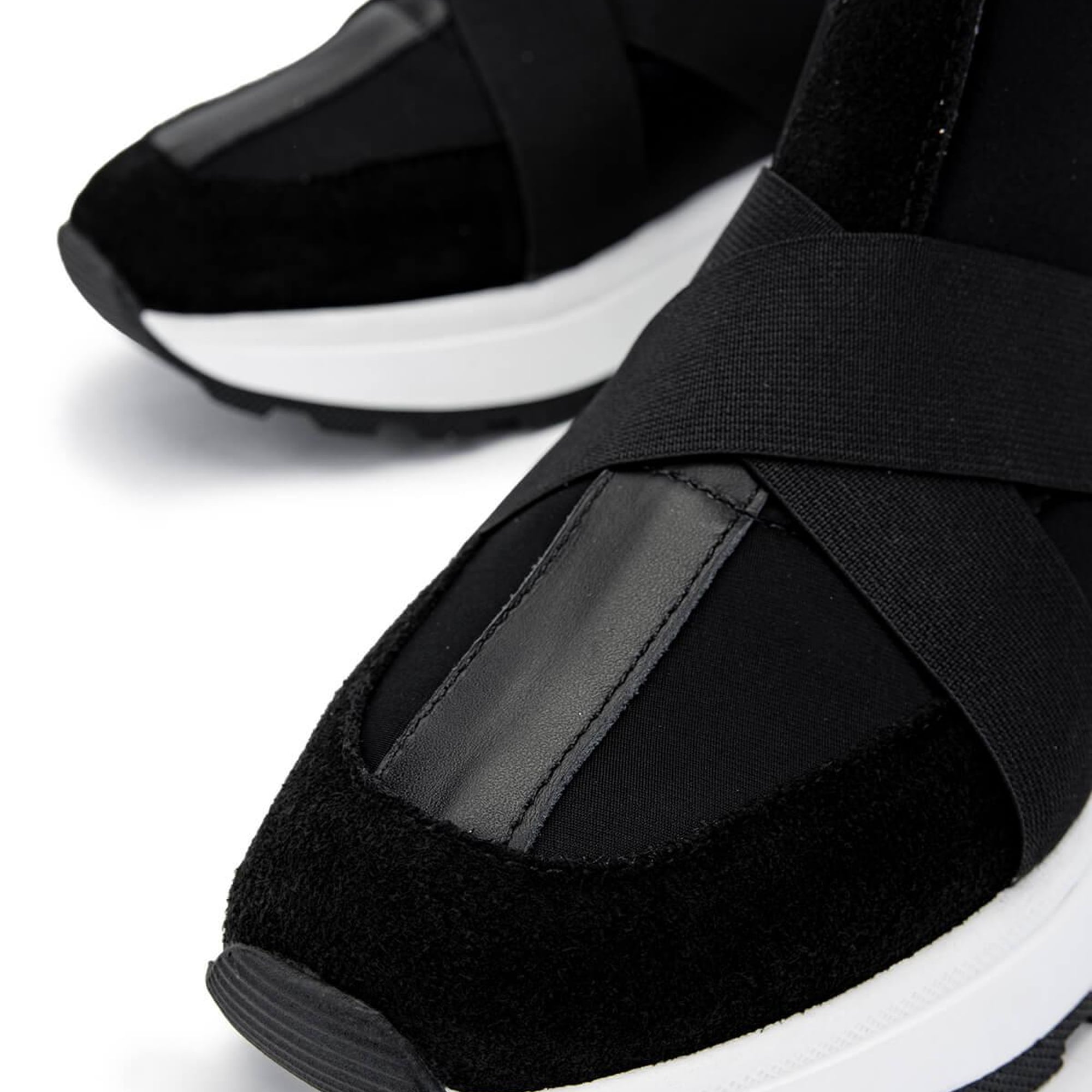 Tamer Tanca Kadın Deri/Tekstil Siyah Sneakers & Spor Ayakkabı