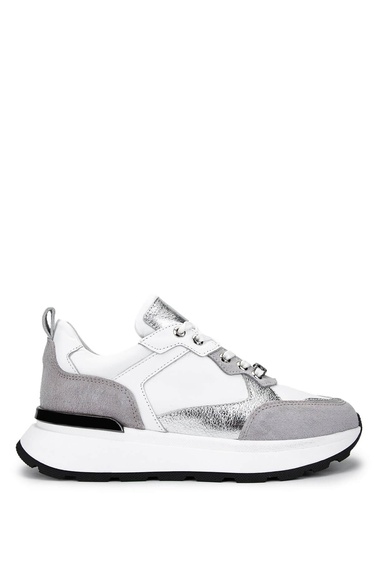  Tamer Tanca Kadın Hakiki Deri Gri Süet Sneakers & Spor Ayakkabı